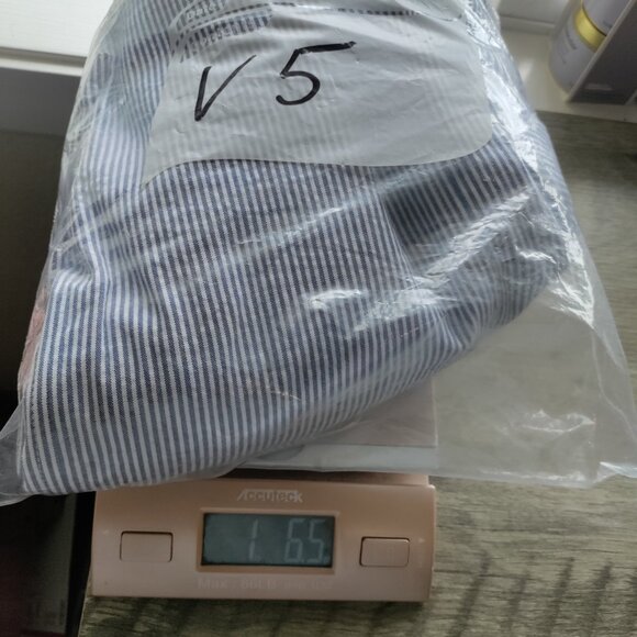 Izod Blue Preppy White Stripe Sport Coat Jacket Saltwater Size Large - Picture 13 of 13